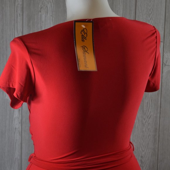 Ella Samani RED Maxi Dress PLUS SIZE - Picture 8 of 12